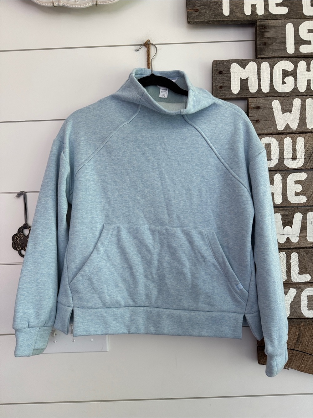 Athleta girl mock neck sweatshirt size L/12